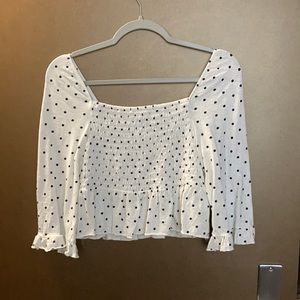 American Eagle Cropped Blouse
